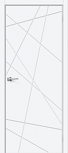 Товар Межкомнатная дверь Граффити-5.Д.П White Silk BR5520