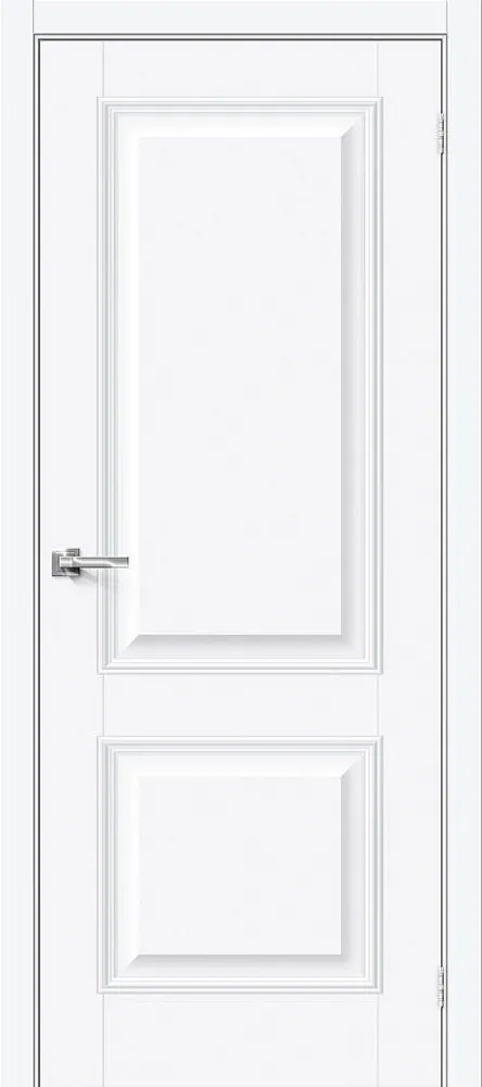 Фото Межкомнатная дверь Классик-12 White Silkwood BR5935